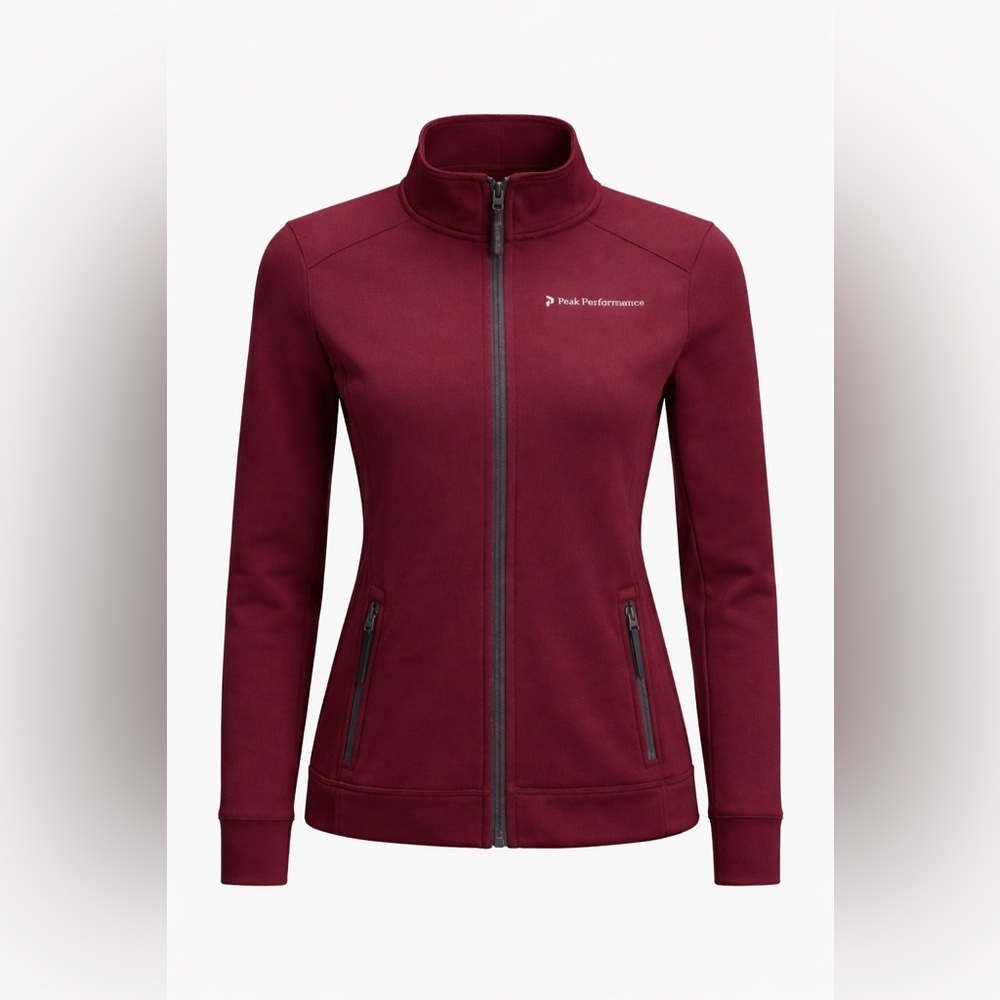 Peak Performance Women's Deep Red Athletic Performance Jacket Size Large